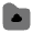 Folder Cloud Icon from Solar Bold Duotone Set