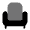 Armchair Icon from Solar Bold Duotone Set