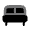 Bed Icon from Solar Bold Duotone Set