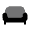 Sofa Icon from Solar Bold Duotone Set