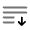 List Arrow Down Icon from Solar Bold Duotone Set