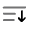 List Arrow Down Minimalistic Icon from Solar Bold Duotone Set