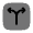 Branching Paths Up Icon from Solar Bold Duotone Set