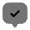 Chat  Square Check Icon from Solar Bold Duotone Set