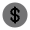 Dollar Icon from Solar Bold Duotone Set