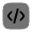 Code Square Icon from Solar Bold Duotone Set