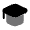 Square Academic Cap Icon from Solar Bold Duotone Set
