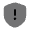 Shield Warning Icon from Solar Bold Duotone Set
