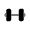 Dumbbell Small Icon from Solar Bold Duotone Set
