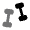 Dumbbells 4 Icon from Solar Bold Duotone Set