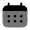 Calendar Icon from Solar Bold Duotone Set