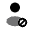 User Block Rounded Icon from Solar Bold Duotone Set