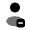 User Minus Rounded Icon from Solar Bold Duotone Set