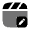 Clapperboard Edit Icon from Solar Bold Duotone Set