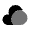 Cloud Icon from Solar Bold Duotone Set