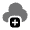 Cloud Plus Icon from Solar Bold Duotone Set
