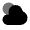 Cloud Sun Icon from Solar Bold Duotone Set