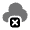 Clound Cross Icon from Solar Bold Duotone Set