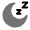 Moon Sleep Icon from Solar Bold Duotone Set