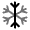 Snowflake Icon from Solar Bold Duotone Set