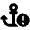 Anchor Circle Exclamation Icon from Font Awesome Solid Set