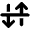 Arrow Down Up Across Line Icon from Font Awesome Solid Set