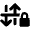 Arrow Down Up Lock Icon from Font Awesome Solid Set