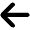 Arrow Left Icon from Font Awesome Solid Set