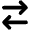 Arrow Right Arrow Left Icon from Font Awesome Solid Set