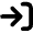 Arrow Right To Bracket Icon from Font Awesome Solid Set