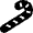 Candy Cane Icon from Font Awesome Solid Set