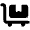 Cart Flatbed Icon from Font Awesome Solid Set