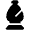 Chess Bishop Icon from Font Awesome Solid Set