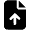 File Arrow Up Icon from Font Awesome Solid Set