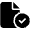 File Circle Check Icon from Font Awesome Solid Set