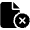 File Circle Xmark Icon from Font Awesome Solid Set