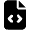 File Code Icon from Font Awesome Solid Set