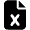 File Excel Icon from Font Awesome Solid Set