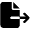 File Export Icon from Font Awesome Solid Set