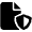 File Shield Icon from Font Awesome Solid Set