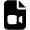 File Video Icon from Font Awesome Solid Set