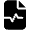 File Waveform Icon from Font Awesome Solid Set