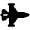 Jet Fighter Icon from Font Awesome Solid Set