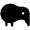 Kiwi Bird Icon from Font Awesome Solid Set