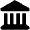 Landmark Icon from Font Awesome Solid Set