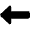 Left Long Icon from Font Awesome Solid Set