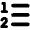List Ol Icon from Font Awesome Solid Set