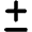 Plus Minus Icon from Font Awesome Solid Set