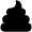 Poop Icon from Font Awesome Solid Set
