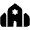 Synagogue Icon from Font Awesome Solid Set
